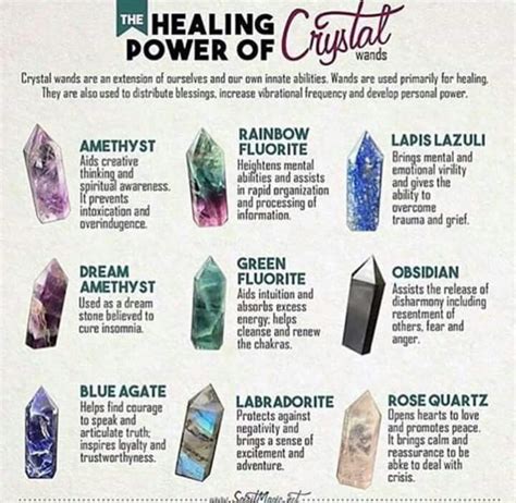 Pin By Cande Tinsley On The Craft Wicca Crystals Crystal Wand Wands