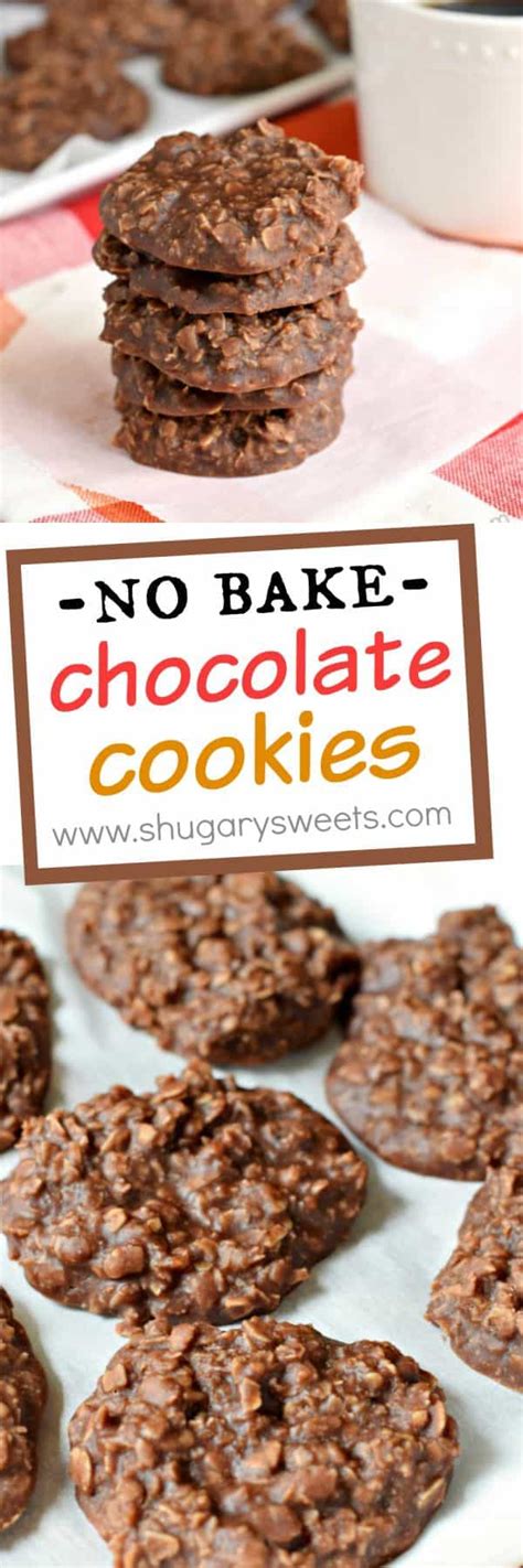 Instead of making cookies i baked in a pie dish to make bars. EASY No Bake Chocolate Oatmeal Cookies Recipe