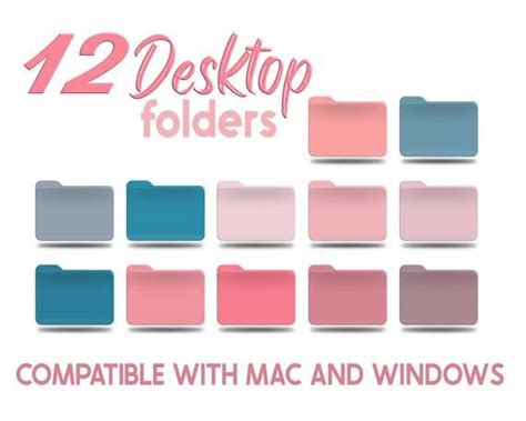 Aesthetic Desktop Icons For Mac And Windows Pink Desktop Etsy In 2021