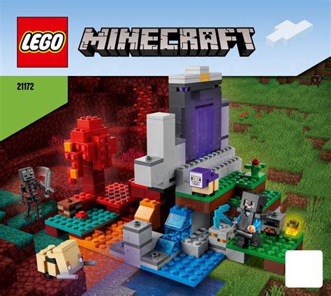 Lego 21172 The Ruined Portal Instructions Minecraft