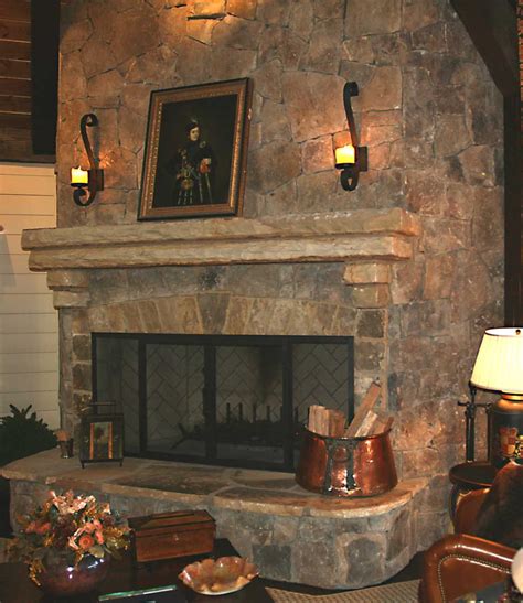Get the best deals on stone fireplace hearths. Fireplaces and Hearth Rooms | Faux stone fireplaces ...