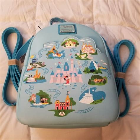 Loungefly Bags Loungefly Disneyland 65th Mini Backpack Map Rides