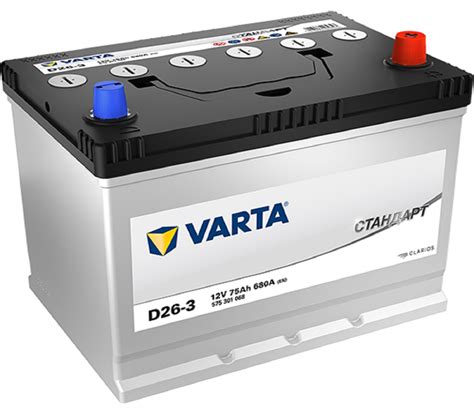 Купить автомобильные аккумуляторы VARTA (Германия) Varta Стандарт D26L ...