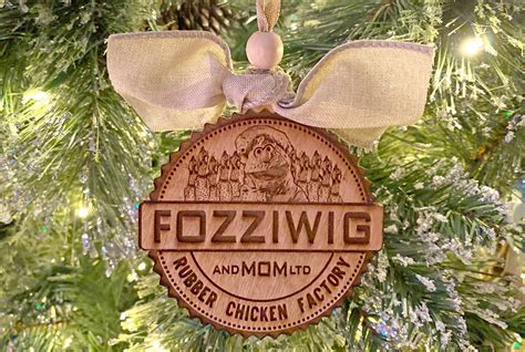The Muppet Christmas Carol Ornament Fozziwig And Mom Rubber Etsy