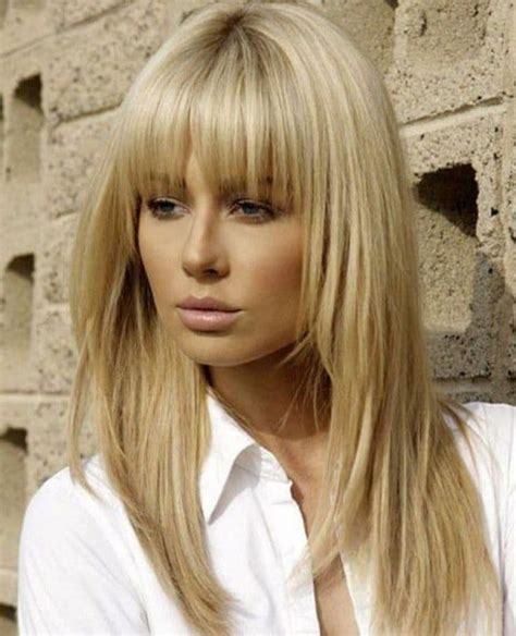 40 most flattering blonde hairstyles with bangs in 2024