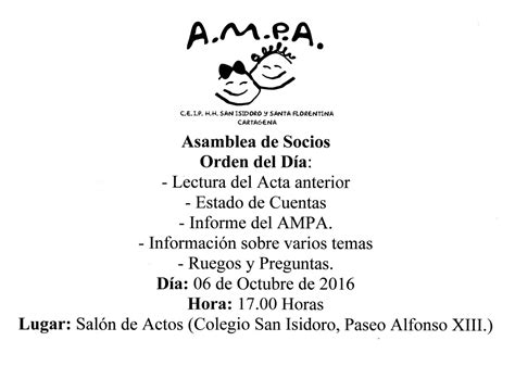 Ampa Asamblea Socios