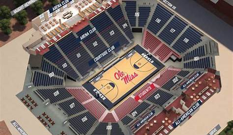 The Pavilion | Ole miss, Seating charts, Ole miss basketball