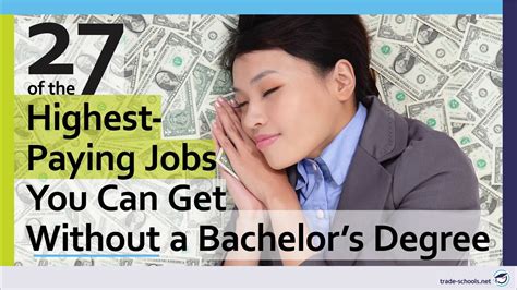 Heck No, You Don't Need a Bachelor's to Make Good Money | High paying jobs, Paying jobs 