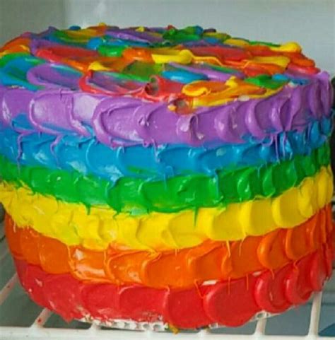 Jennalynn Rainbow Smash Cake 1st Bday Rainbow Smash Cakes Cake