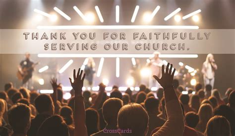 Thank You For Your Ministry