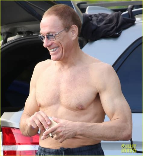 Jean Claude Van Damme Goes Shirtless Still Looks Ripped At Photo