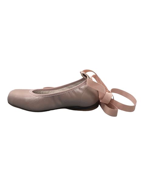 Guxs Zapato Ni A Modelo Ballet Piel Metal Nude Rosa