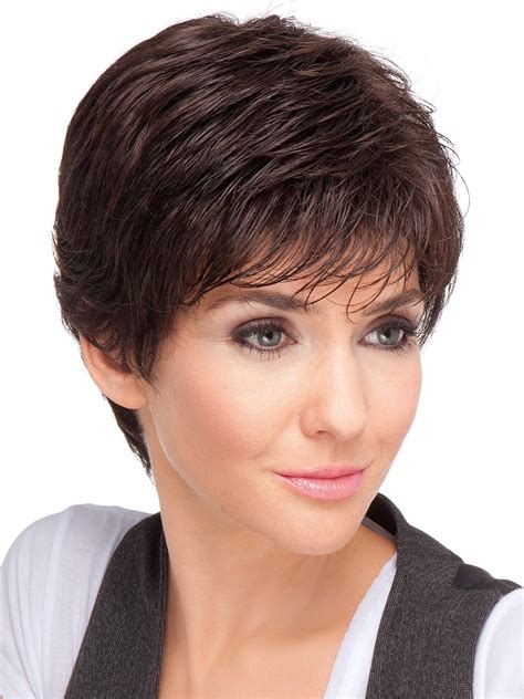 Cropped Straight Cut Synthetic Hair Wigs