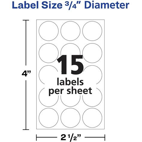 Avery® Removable Multi Use Id Labels On Small Sheets Handwrite Only