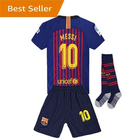 Buy Trendsnow New 2018 2019 Messi 10 Barcelona Home Jersey Shorts And