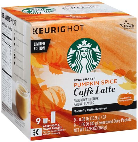 Starbucks Pumpkin Spice Caffe Latte K Cups Reviews 2020