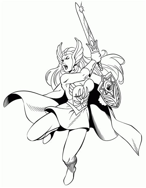 She ra coloring pages are a fun way for kids of all ages to develop creativity, focus, motor skills and color recognition. Shera Coloring Pages - Coloring Home