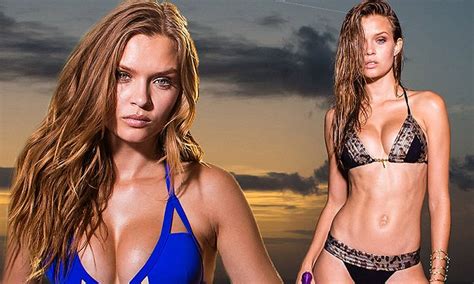 Josephine Skriver Flaunts Toned Abs In Swimwear Campaign Daily Mail