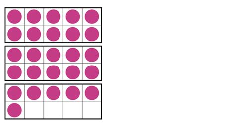 Tens Frame And Counters Template Teaching Resources