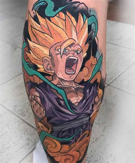 There are 268 dragon ball tattoo for sale on etsy, and they cost $6.23 on average. The Very Best Dragon Ball Z Tattoos | Dragon ball tattoo ...