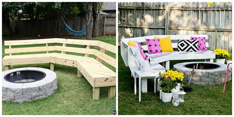 Diy Garden Bench Ideas Free Plans For Outdoor Benches Diy Fire Pit