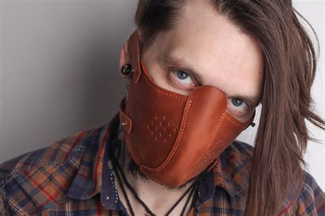 Custom Leather Mask Br