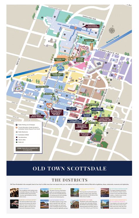 Old Town Map Old Town Scottsdale
