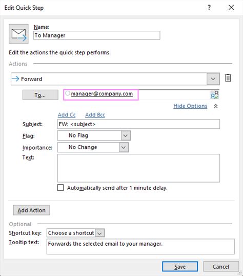 Outlook Quick Steps How To Create And Use