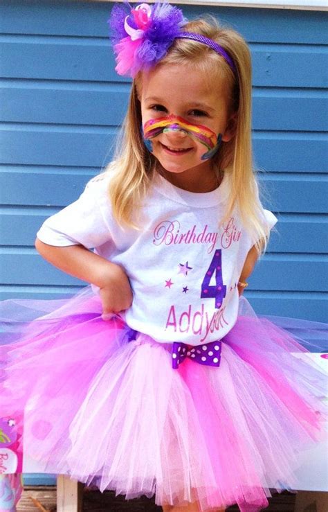 Girl S Birthday Tutu Outfit With Nameage And By Jamsgrandmastutus Birthday Tutu Outfit Tutu