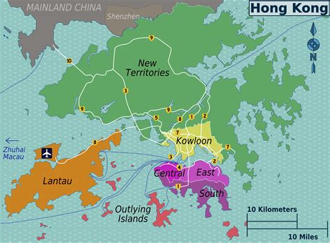 Maps Of Hong Kong Detailed Map Of Hong Kong In English Tourist Map