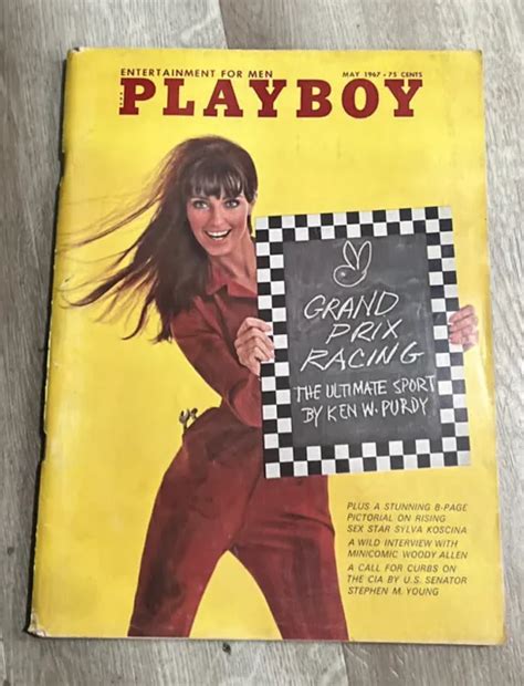 PLAYBOY MAY 1967 Playmate Anne Randall Sylva Koscina Woody Allen