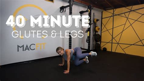 40 Minute Glutes And Legs Dumbbell Optional Youtube