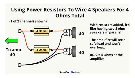 8 4 Ohm Speaker Wiring Diagram