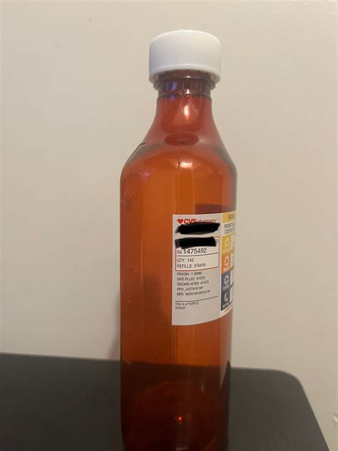 16 Oz Cvs Wockhardt Codeine Lean Bottle