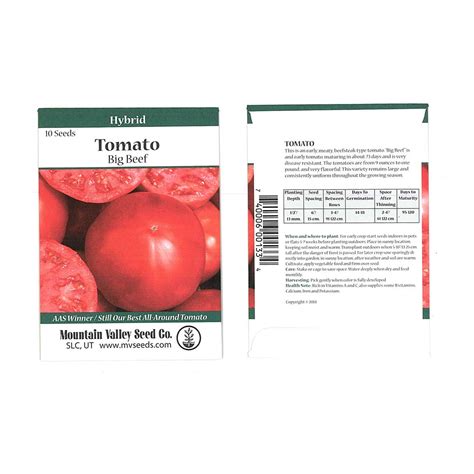 Plants Seeds And Bulbs 25 Seed Package Better Boy Tomato Seeds Vegetable