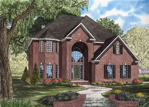 Traditional Brick Home With 2 Story Entry 59142nd Architectural