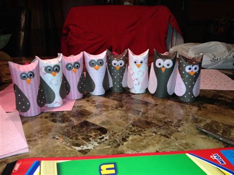 Toilet Paper Tube Owls Homemade Crafts Toilet Paper Tube Crafts