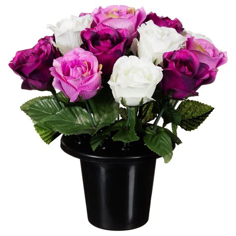 Long Lasting Artificial Flowers For Graves Use Silk Flowers To Create
