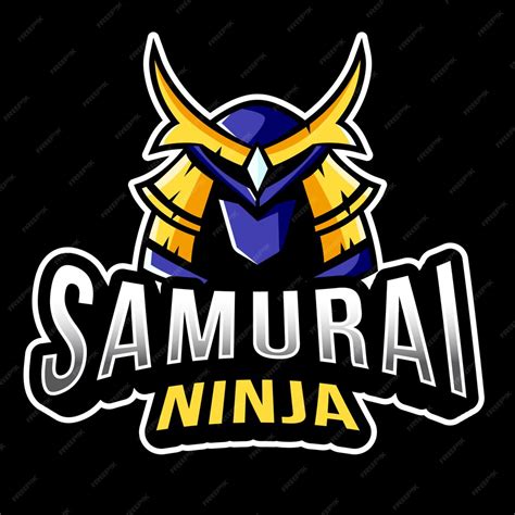 Premium Vector Samurai Ninja Esport Logo Template
