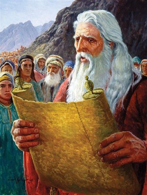 Moses Reading The Book Of The Covenant At Mount Sinai