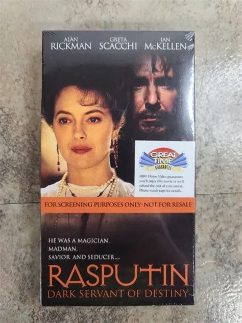 Rasputin Dark Servant Of Destiny Vhs 1996 Hbo Promo Screener New Alan Rickman 14 90 Picclick