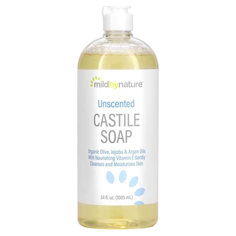 Mild By Nature Unscented Castile Soap 34 Fl Oz 1005 Ml