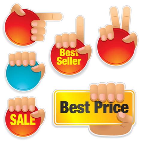 Gestures Sales Icon Vector Material Eps Uidownload