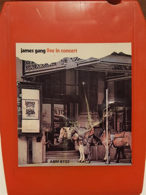 James Gang Live In Concert 1971 8 Track Cartridge Discogs