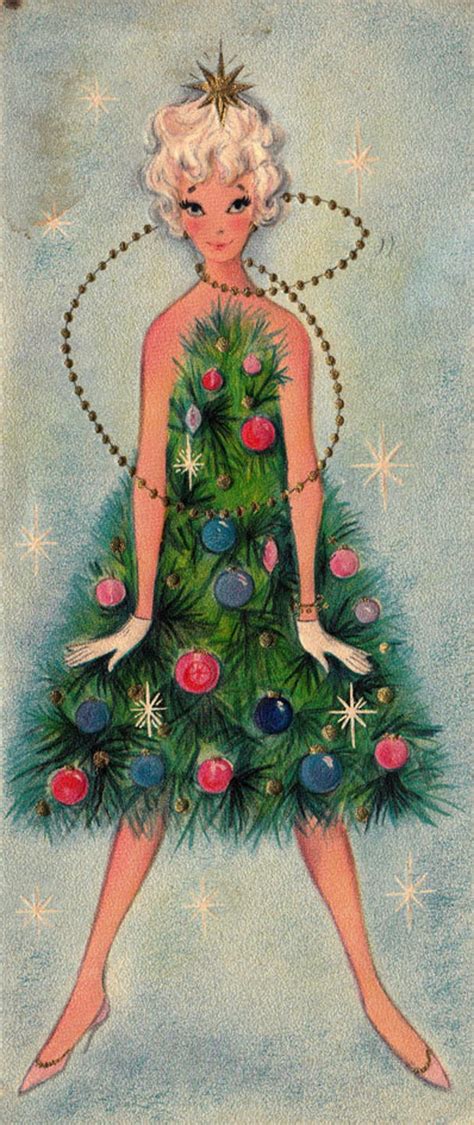 Vintage 1960s Hallmark Christmas Greetings Card B58