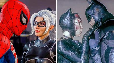 Spider Man And Black Cat Vs Batman And Catwoman What Is The Best
