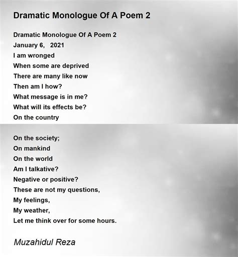 What Are The Main Features Of A Dramatic Monologue Best Games Walkthrough