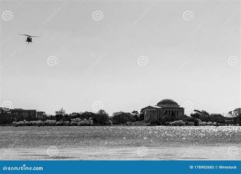 Greyscale Shot Of The Magnificent Jefferson Memorial Washington Dc