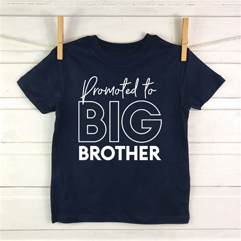Promoted To Big Brother T Shirt By Lovetree Design
