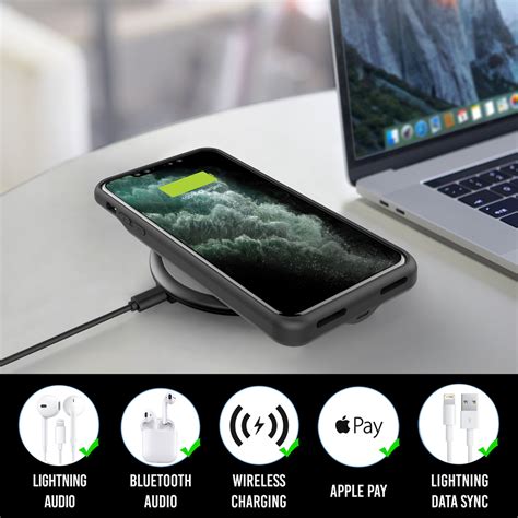 Iphone 12 Pro Max Battery Case With Wireless Charging And Lightning In